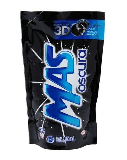 Detergente Líquido Mas Oscura Intensos 415 Ml
