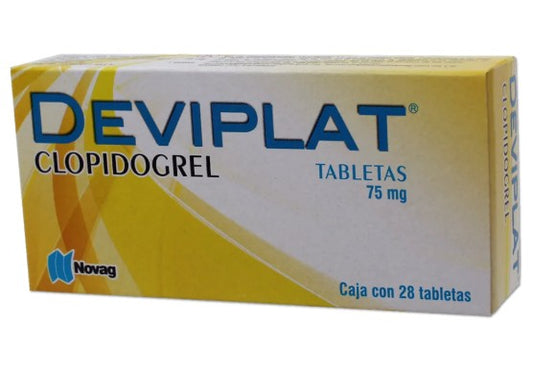 DEVIPLAT 75MG 28TBS CLOPIDOGREL