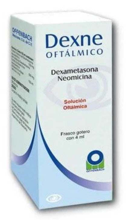 DEXNE OFTALMICO (DEXAMETASONA, NEOMICINA) 1 GOT 500/100MG/4ML