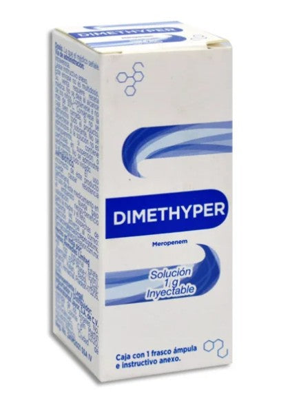Dimethyper 1 G Solución Inyectable Meropenem Genérico Jayor