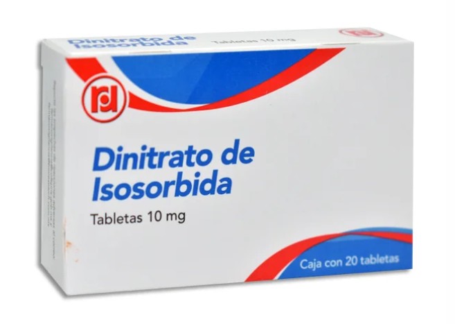 DINITRATO DE ISOSORBIDA 10MG 20TBS