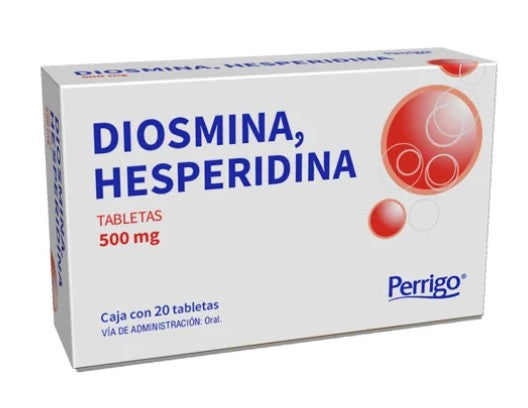 Diosmina/Hesperidina 450/50 Mg 20 Tabletas Genérico Quimfarma
