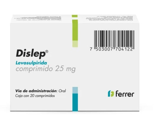 Dislep 25 Mg 60 Comprimidos
