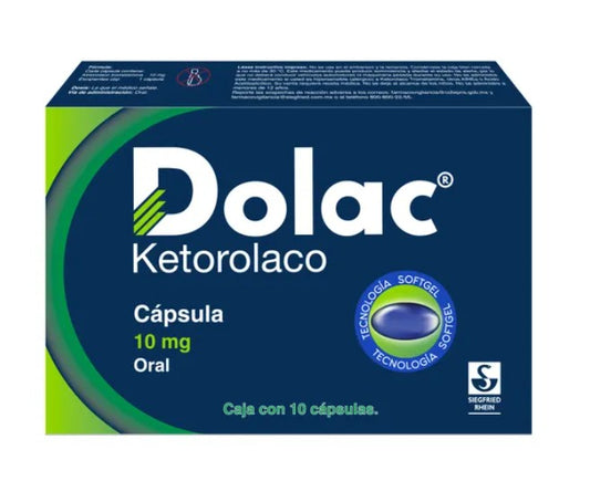 Dolac 10 Mg 10 Cápsulas