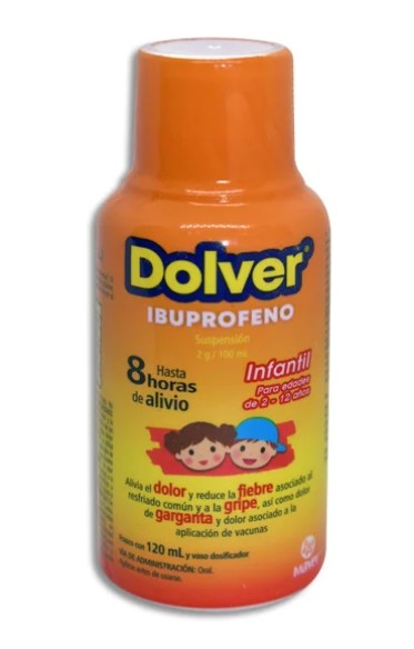 DOLVER (IBUPROFENO) INFANTIL SUSP 120ML
