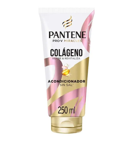 Acondicionador Pantene Colágeno Nutre Y Revitaliza 250 Ml