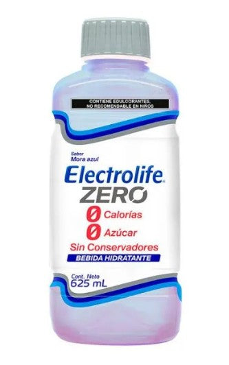 Electrolife Zero Mora Azul 625 Ml