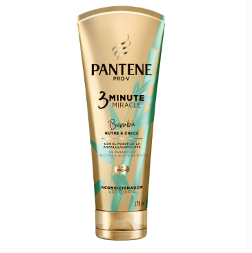 Acondicionador Pantene Miracle 3 Minute Bambú 170 Ml