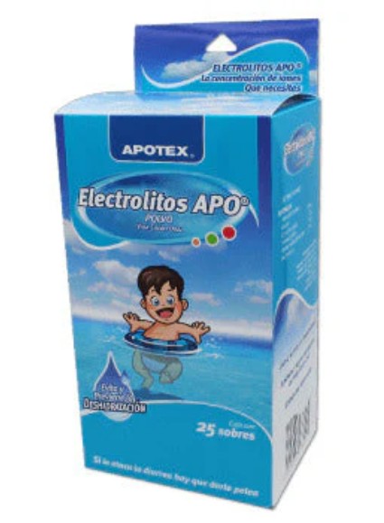 ELECTROLITOS ORALES 25 SBS
