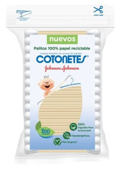 Aplicadores Algodón J&J Flexi Bolsa 300 Piezas