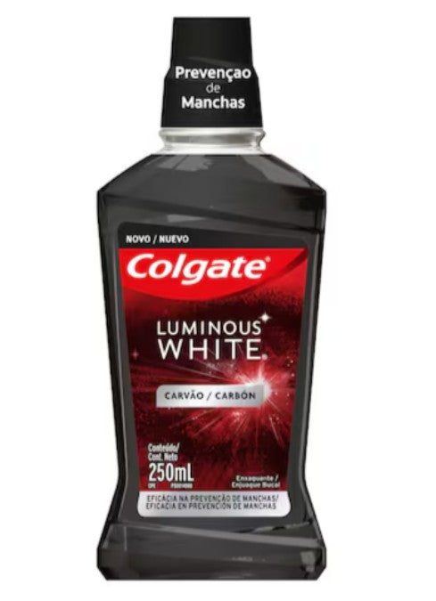 Enjuage Bucal Colgate Luminous White Carbón 250 Ml