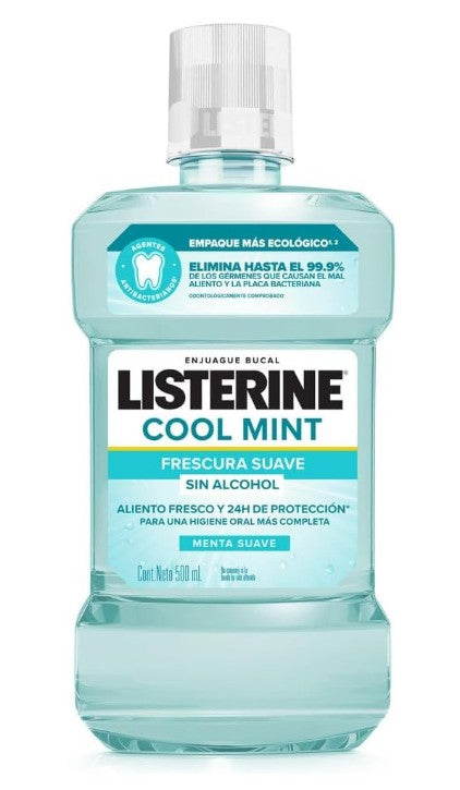 Enjuague Bucal Listerine Control Cálculo/Sarro 500 Ml