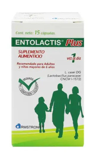Entolactis Plus Suplemento Alimenticio 15 Cápsulas