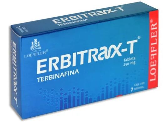 Erbitrax-T 250 Mg 7 Tabletas