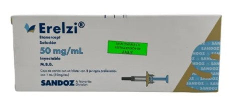 Erelzi 50 Mg Solución Inyectable 4 Jeringas Prellenadas 1 Ml