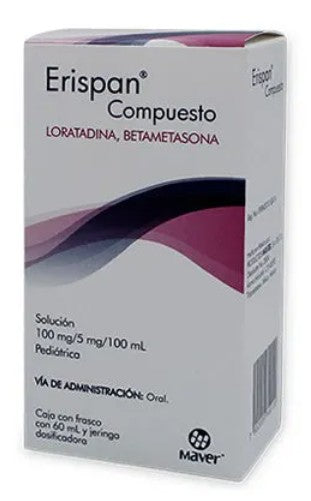 ERISPAN COMPUESTO PEDIÁTRICO (LORATADINA, BETAMETASONA)