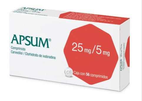Apsum 25/5 Mg 56 Comprimidos