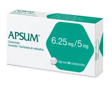 Apsum 6.25/5 Mg 56 Comprimidos