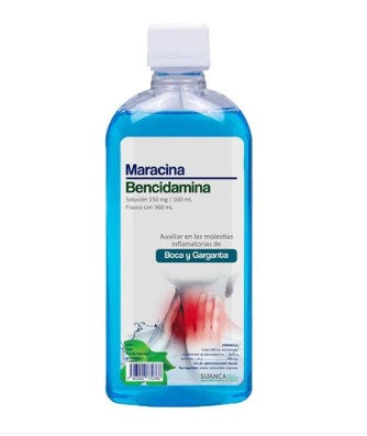 Bencidamina 150 Mg Solución Bucal 30 Ml Genérico Suanca