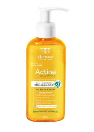 Actine Oil Gel Darrow Piel Mixta A Grasa Barra 140 G