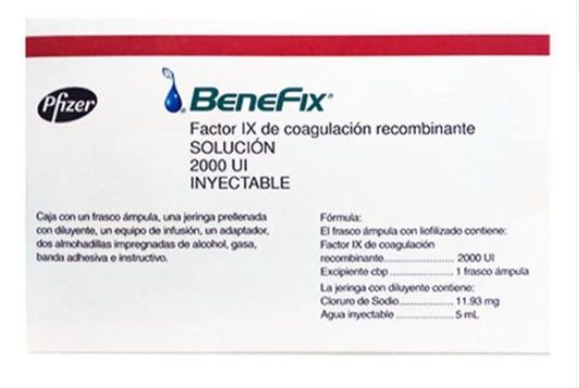 Benefix 2000 UI Solución Inyectable Frasco Ámpula