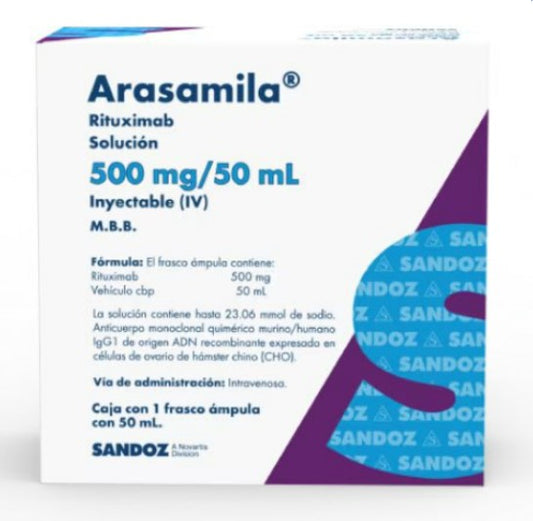 Arasamila Iv 500 Mg Solución Inyectable 50 Ml Frasco Ámpula