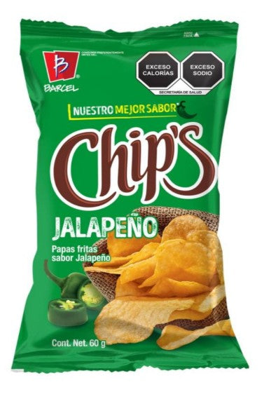 CHIPS JALAPEÑO 162G