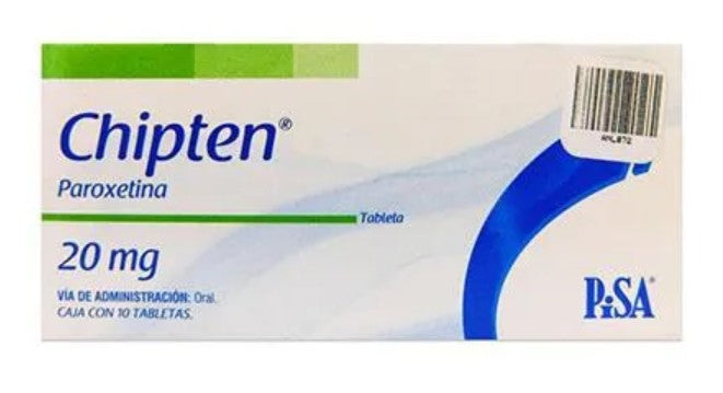Chipten 20 Mg 10 Tabletas