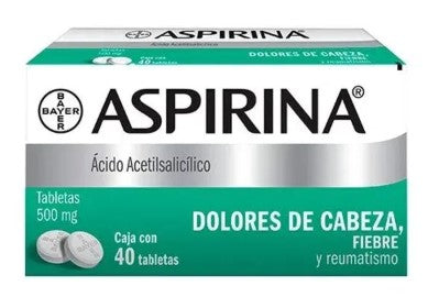 Aspirina Adulto 40 Tabletas