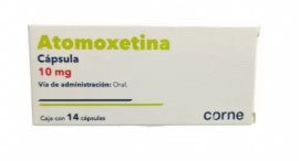 Atomoxetina 10 Mg 14 Cápsulas Genérico Corne