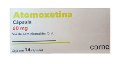 Atomoxetina 60 Mg 14 Cápsulas Genérico Corne