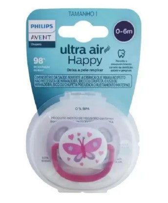 Chupón Avent Ultra Air Niña 0-6 Meses 1 Pieza