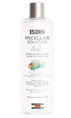 Agua Micelar Isdin Solución 4 En1 400 Ml 2 Pack