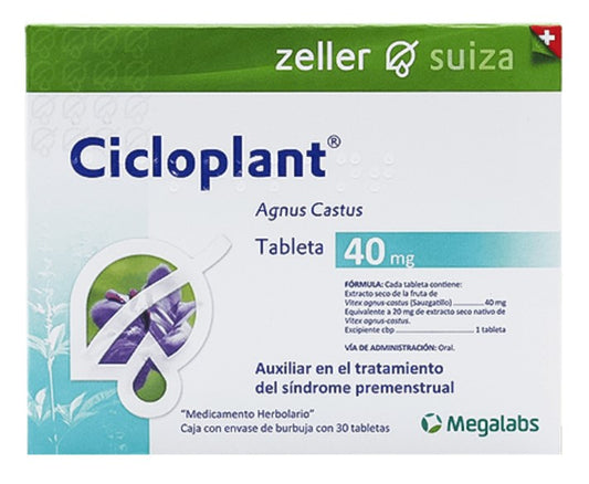 Cicloplant 40 Mg 30 Tabletas